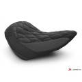 LUIMOTO (Hex-Diamond) Rider Seat Cover for the HARLEY DAVIDSON STREET BOB (2018+)